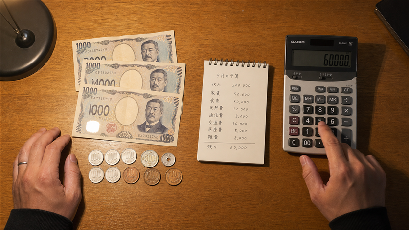 セックスアプリの月の課金額を予算から逆算して決める場面